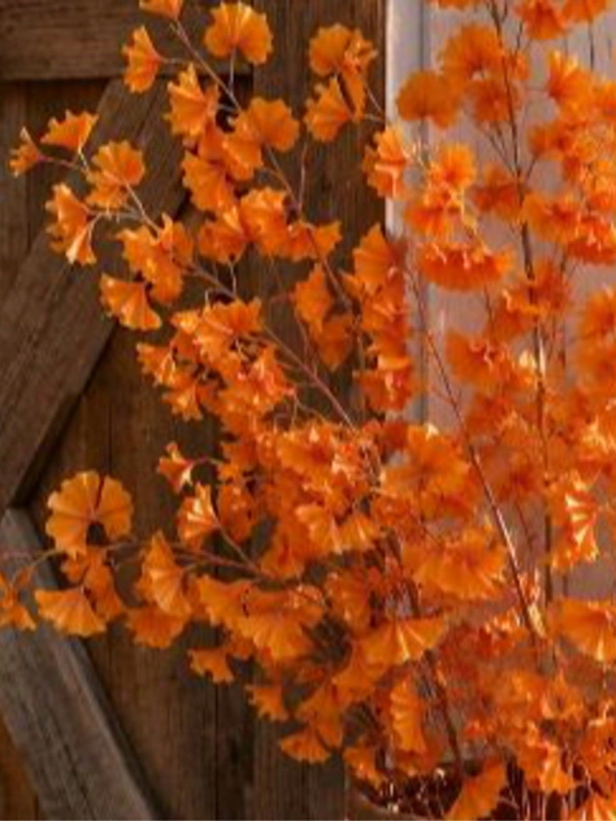 orange leaf artificial branch - photo 4