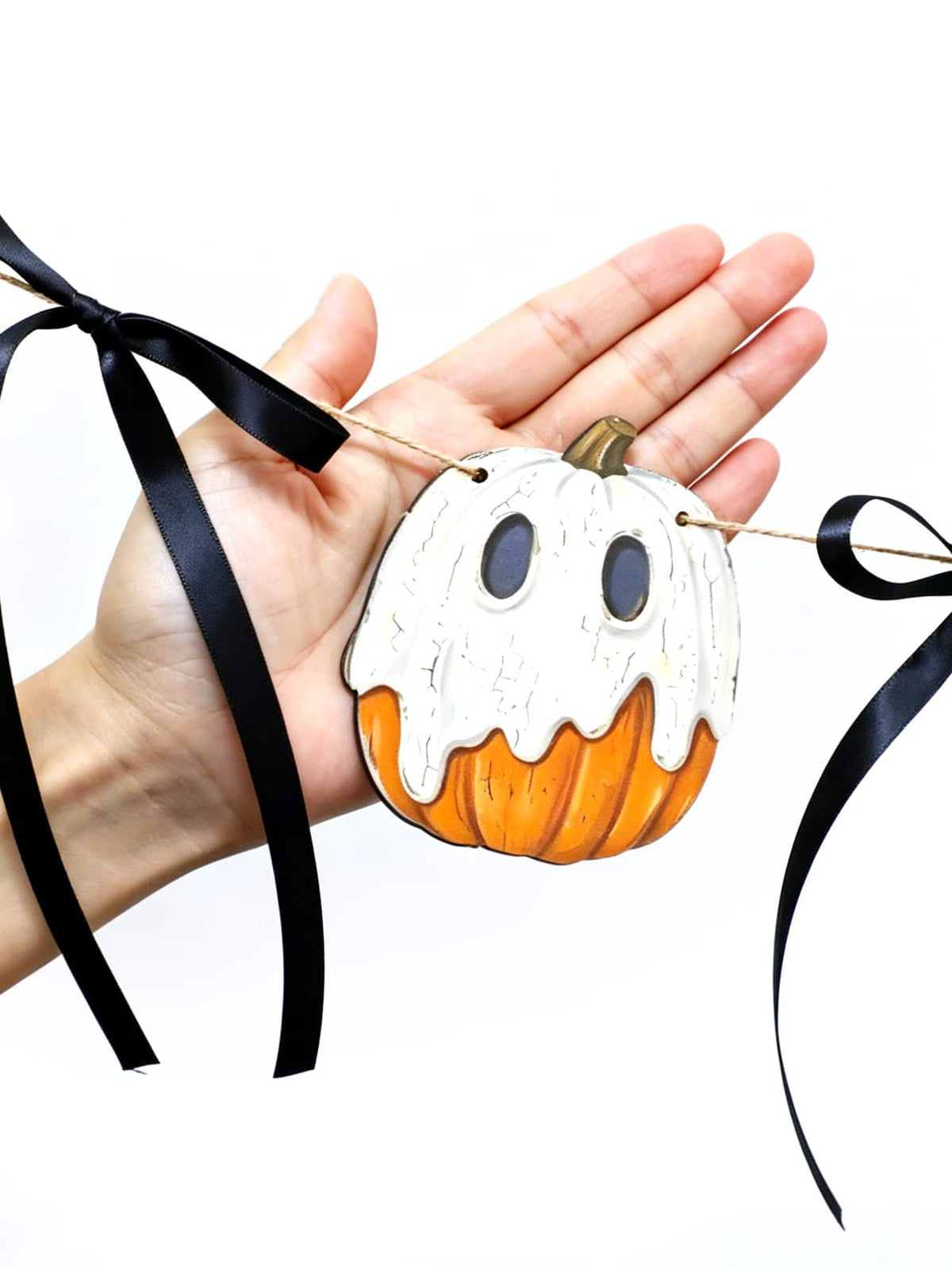 ghost owl skull Halloween garland - photo 3