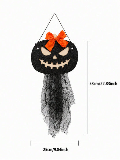 jack-o-lantern door hanger - photo 3