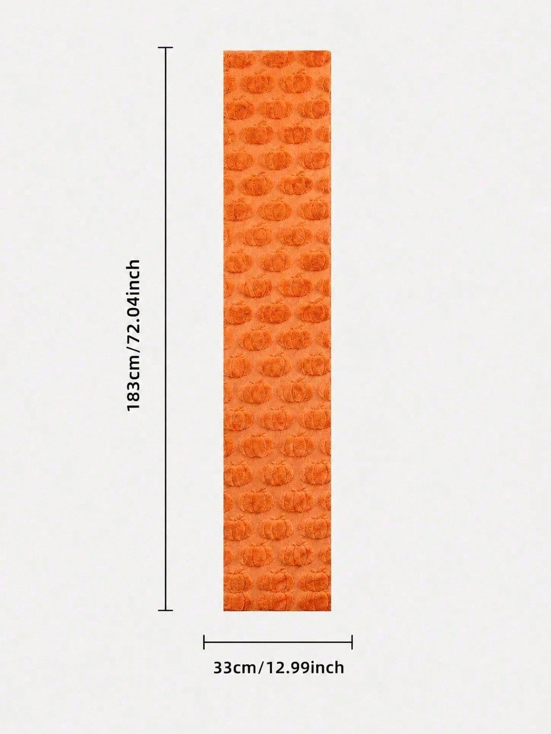 embossed pumpkin table runner - photo 3