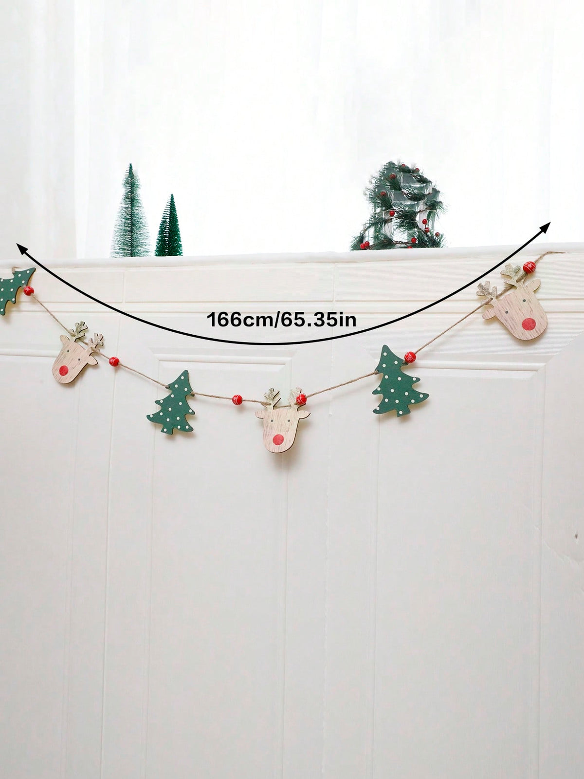 reindeer Christmas tree garland - photo 4