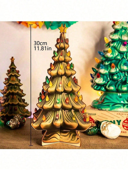 vintage ceramic look Christmas tree - photo 4