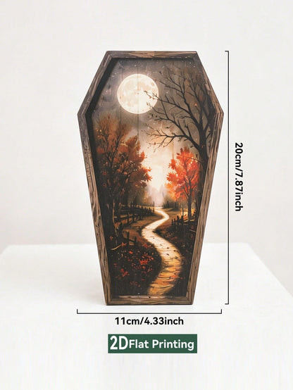 full moon coffin tabletop sign - photo 3