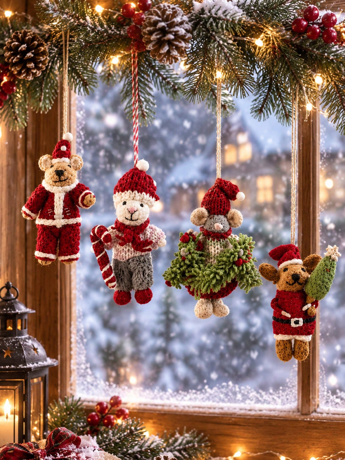 felted wool Christmas ornament - photo 4