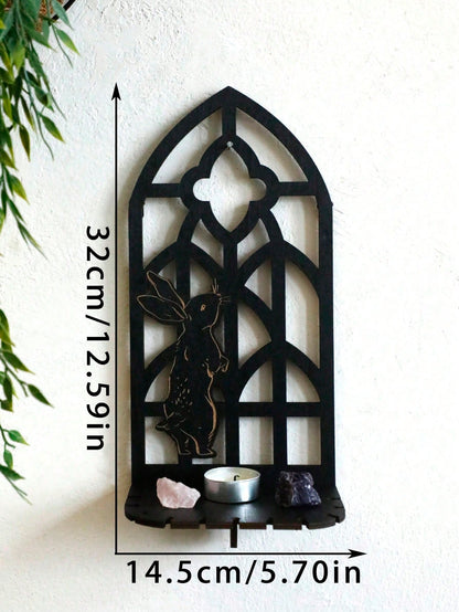 gothic window crystal wall shelf - photo 4