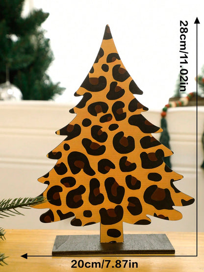 leopard print Christmas tree decor - Classic Leopard / Slim