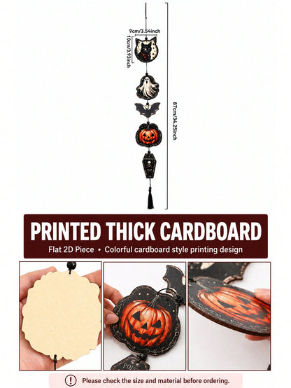 black cat ghost coffin hanging decor - photo 4