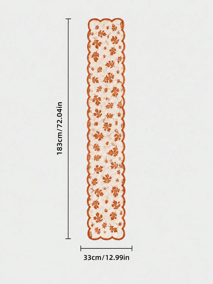 maple leaf lace table runner - photo 3