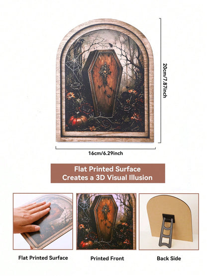 gothic coffin raven arch sign - photo 4