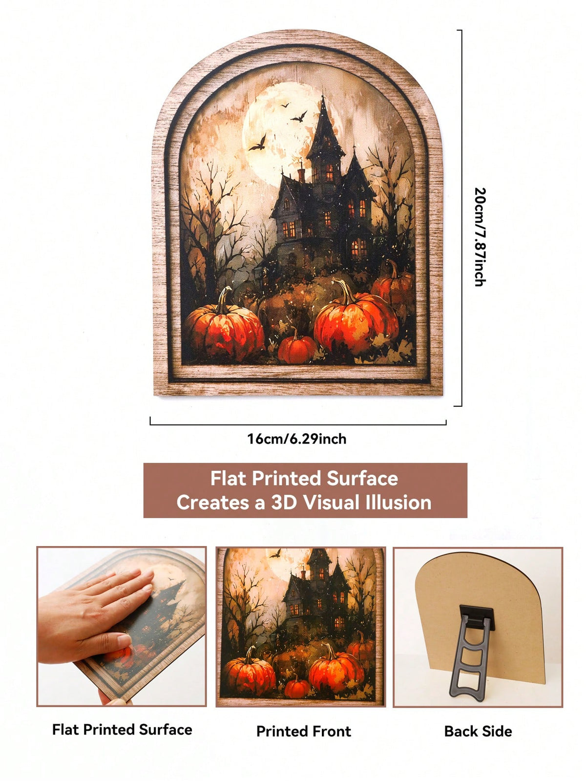 haunted house arch tabletop sign - photo 4