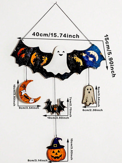 bat ghost pumpkin Halloween mobile - photo 4