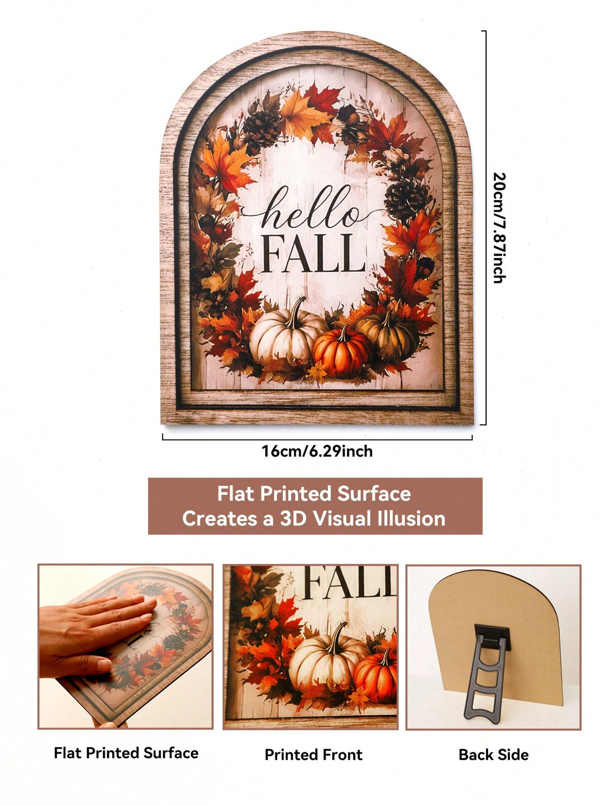 hello fall arch tabletop sign - photo 4