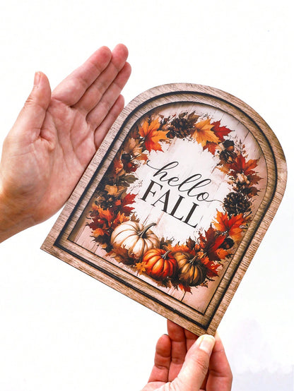 hello fall arch tabletop sign - photo 5