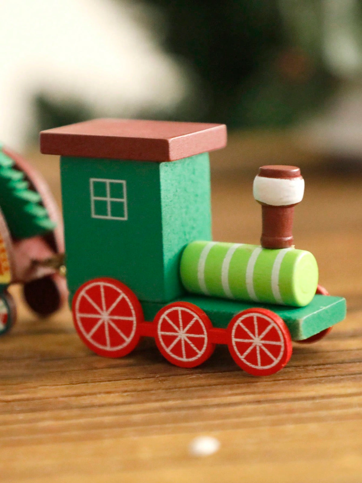 Christmas train reindeer tabletop decor - photo 5