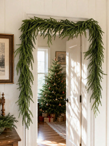 realistic pine garland - photo 5