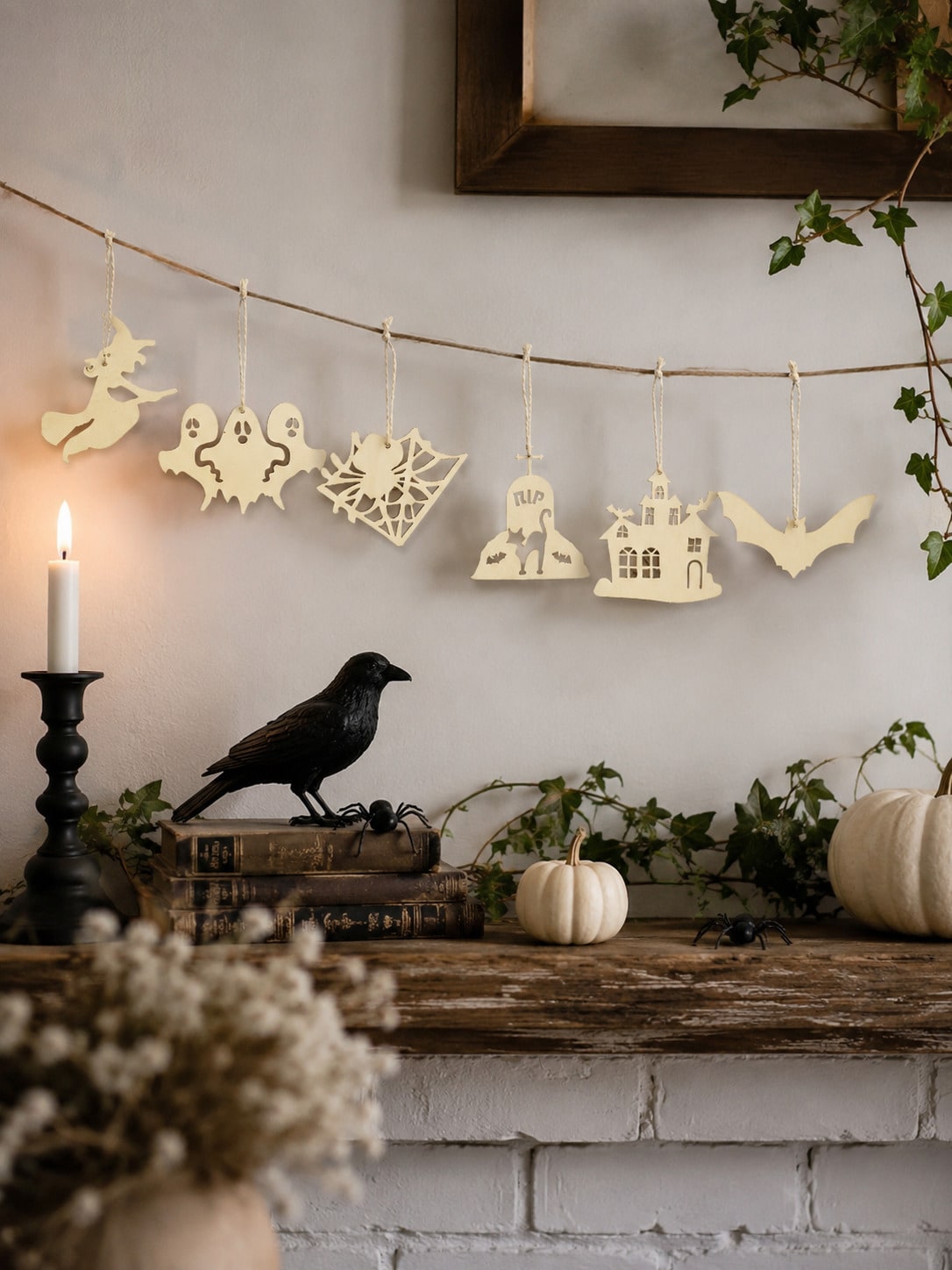 ghost skull coffin Halloween garland - photo 5