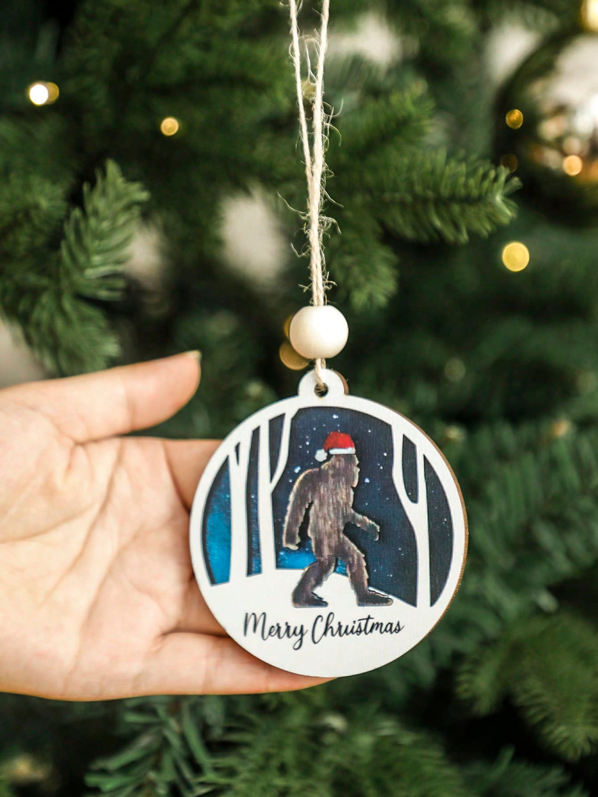 Bigfoot Christmas ornament - photo 5