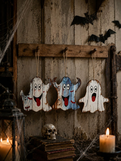 vintage ghost hanging sign - photo 5