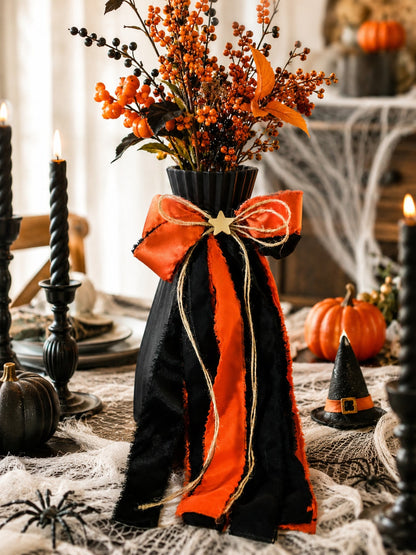 Halloween vase bow ribbon - photo 5