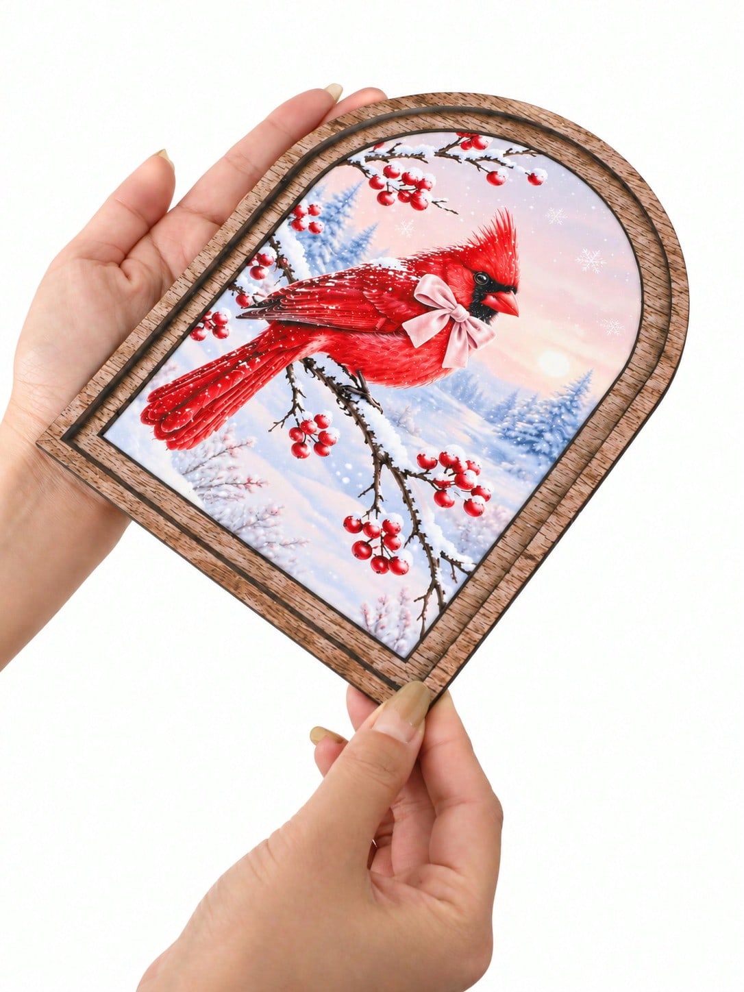 winter cardinal arch tabletop sign - photo 5