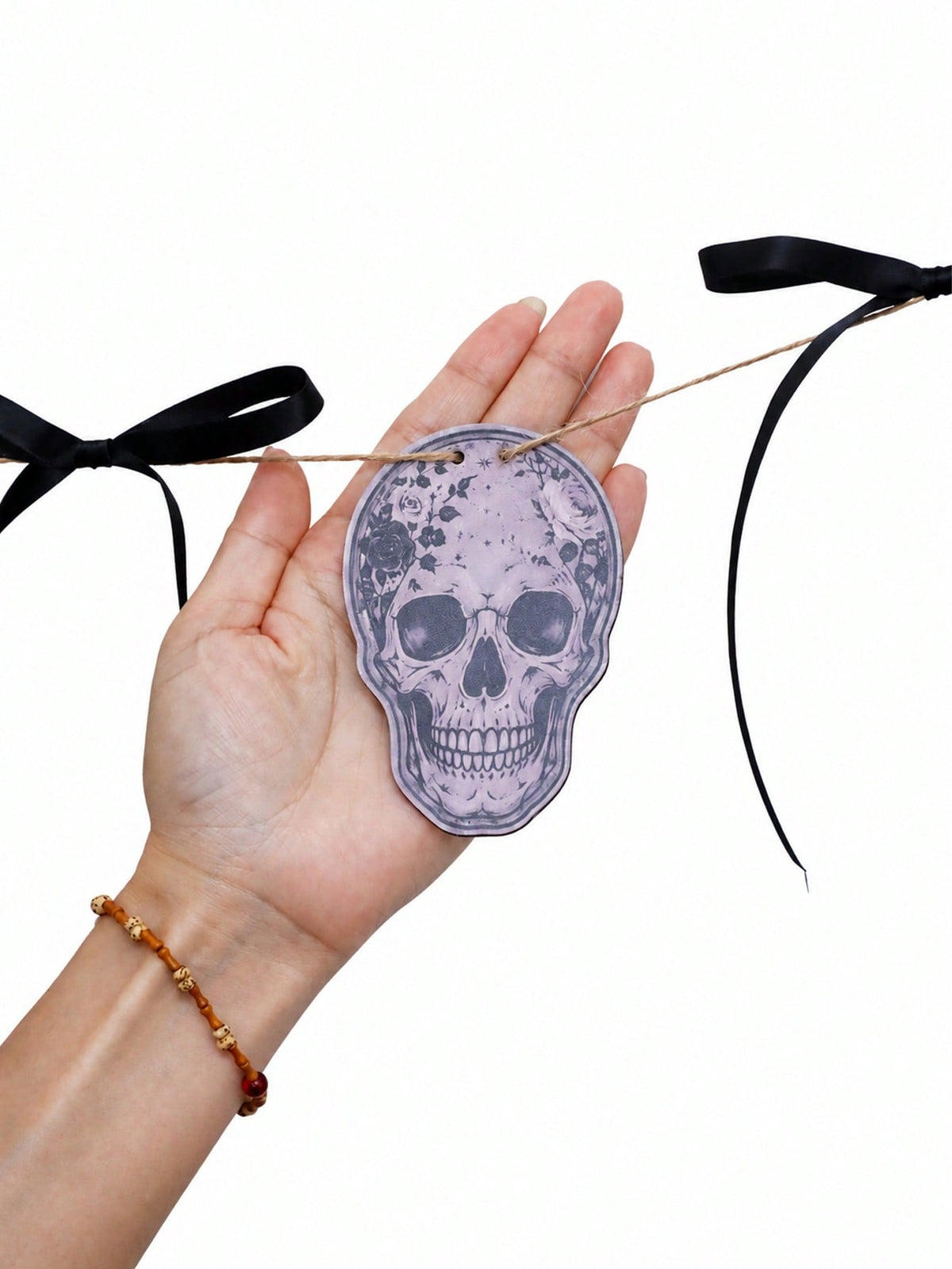 purple gothic Halloween garland - photo 4