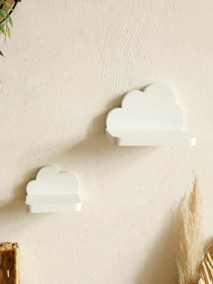 white cloud floating wall shelf - photo 4