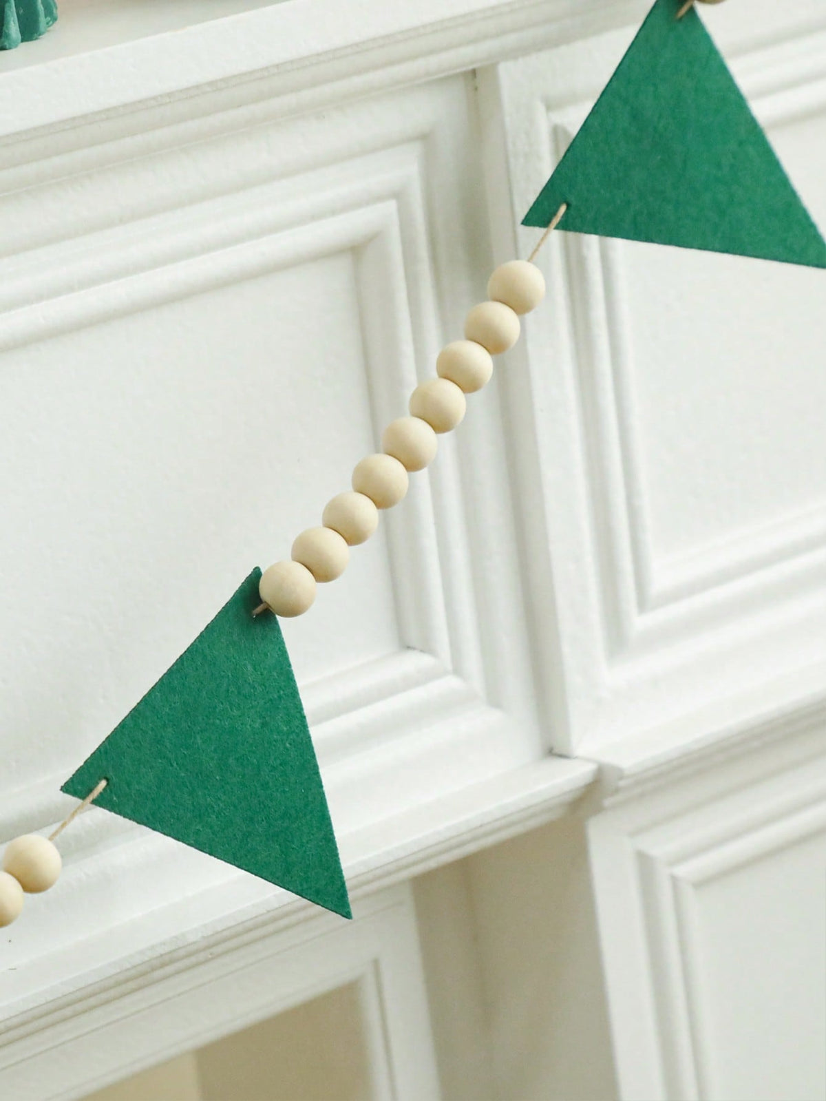 green felt pennant garland - photo 5