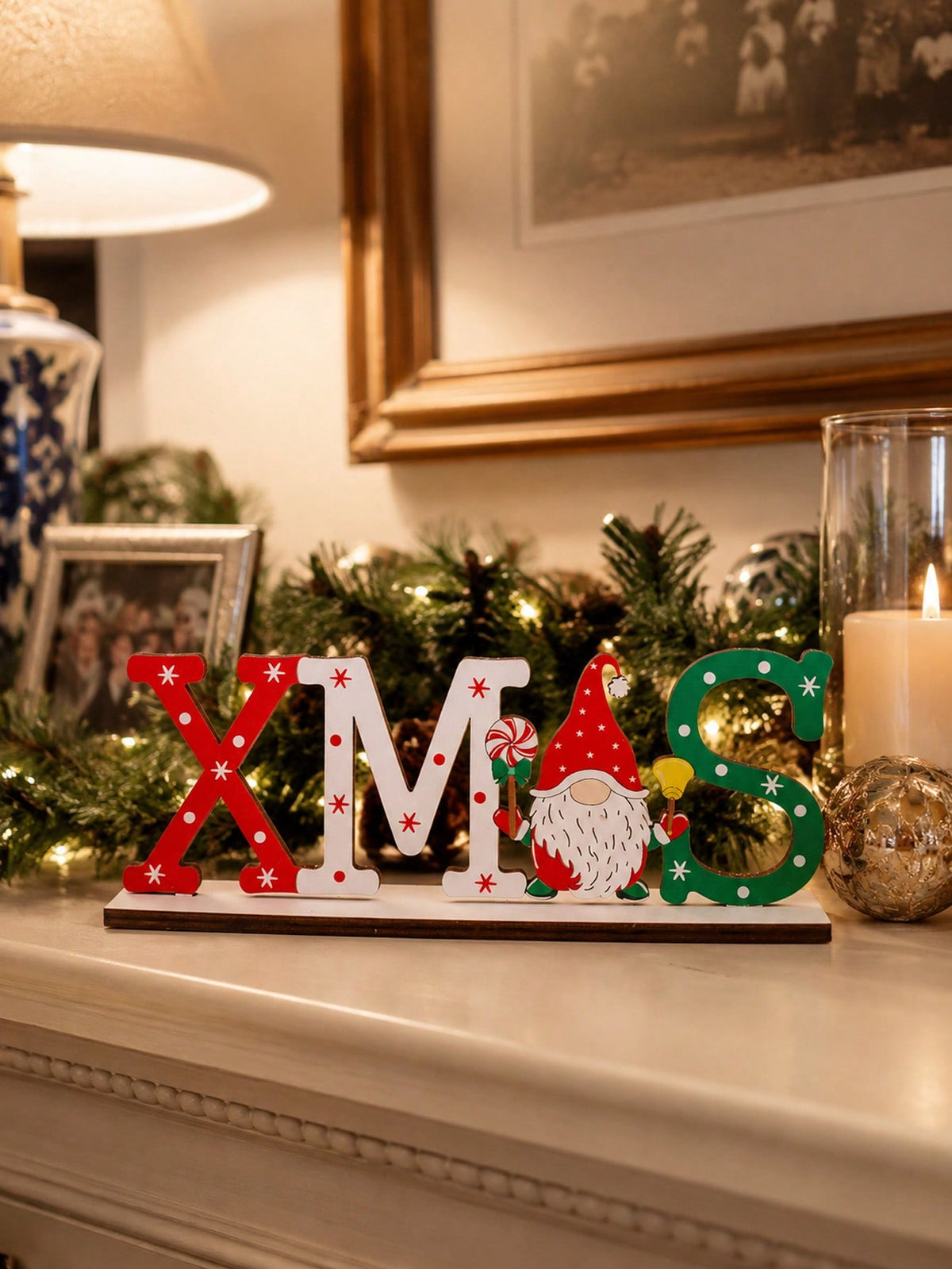 Christmas letter tabletop sign - photo 5