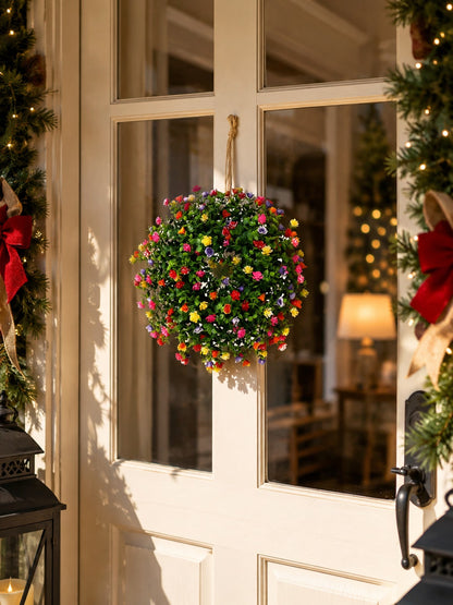 mini berry blossom Christmas wreath - photo 4