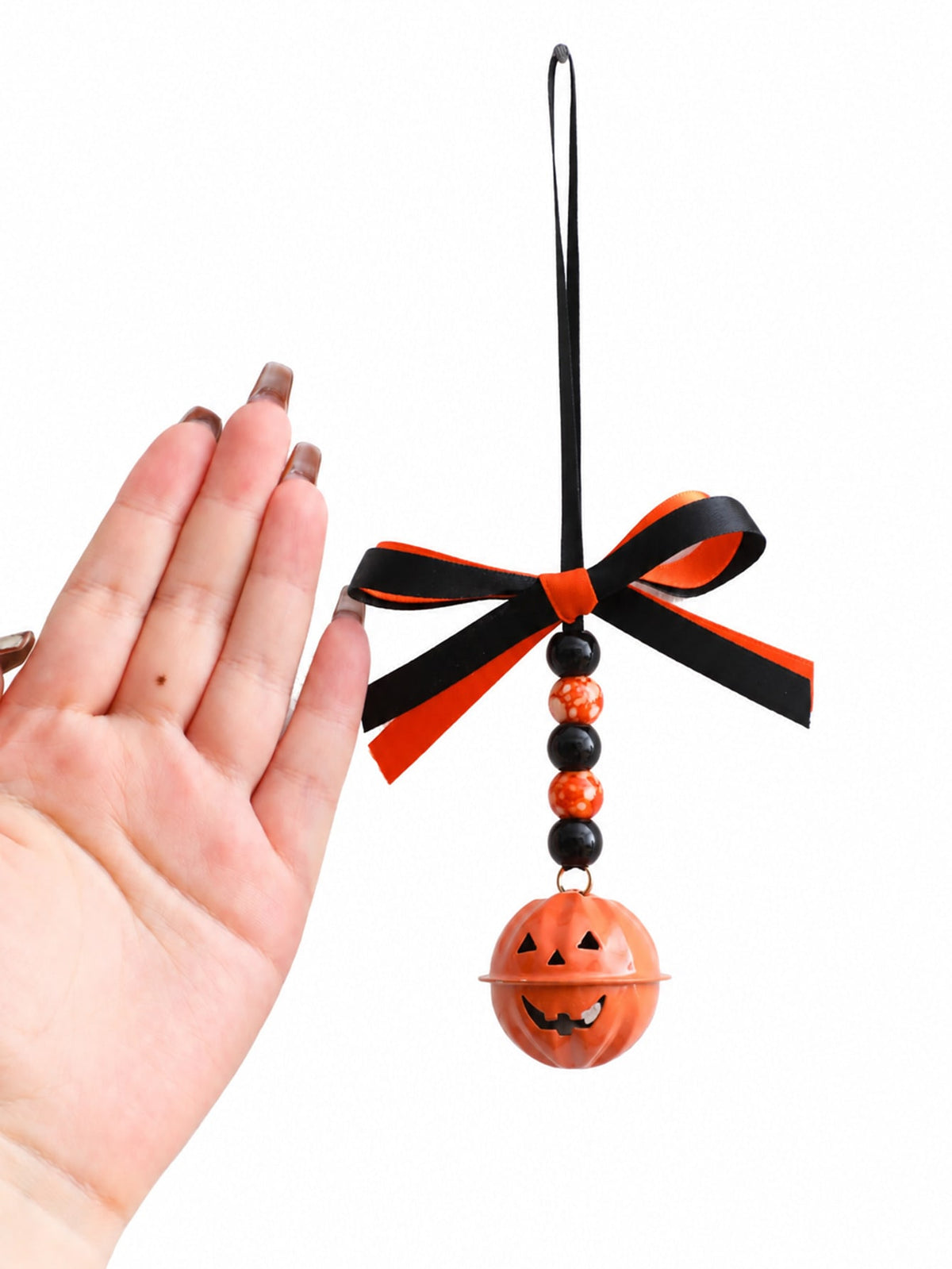jack-o-lantern bell hanger - photo 3