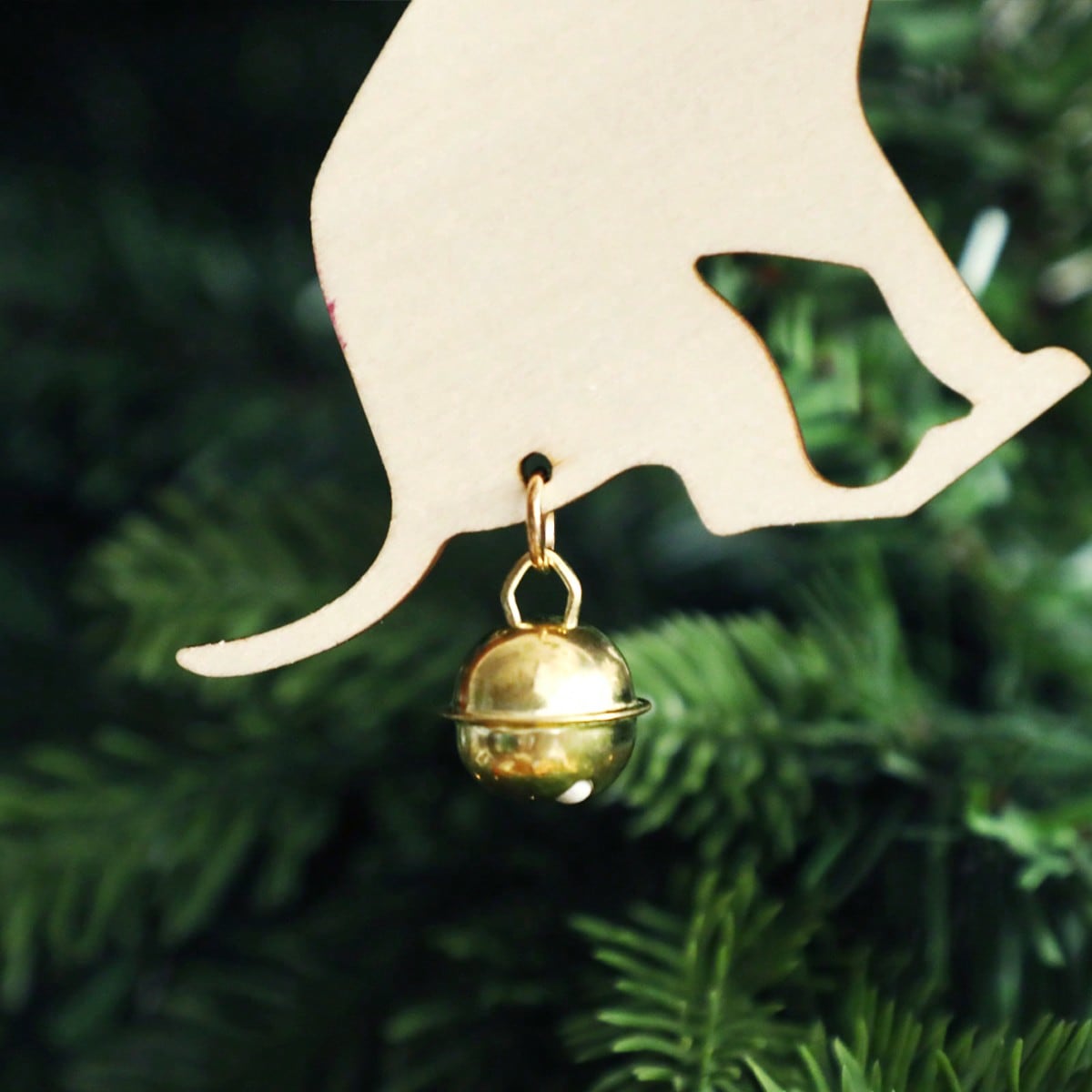 dog silhouette Christmas ornament - photo 5
