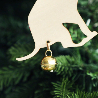 dog silhouette Christmas ornament - photo 5