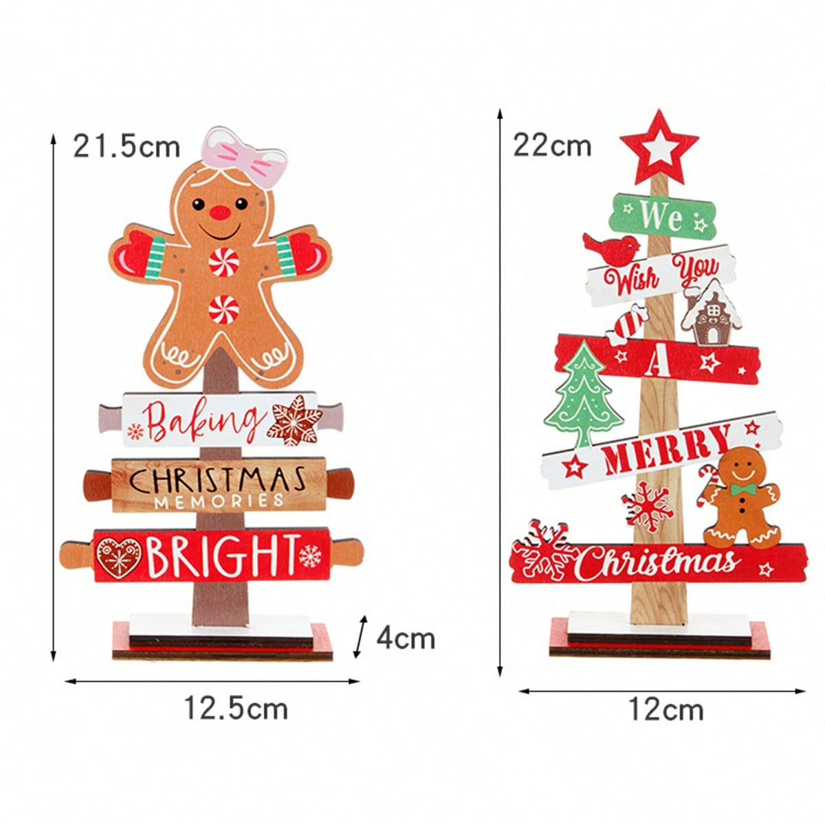 gingerbread tabletop sign - photo 5
