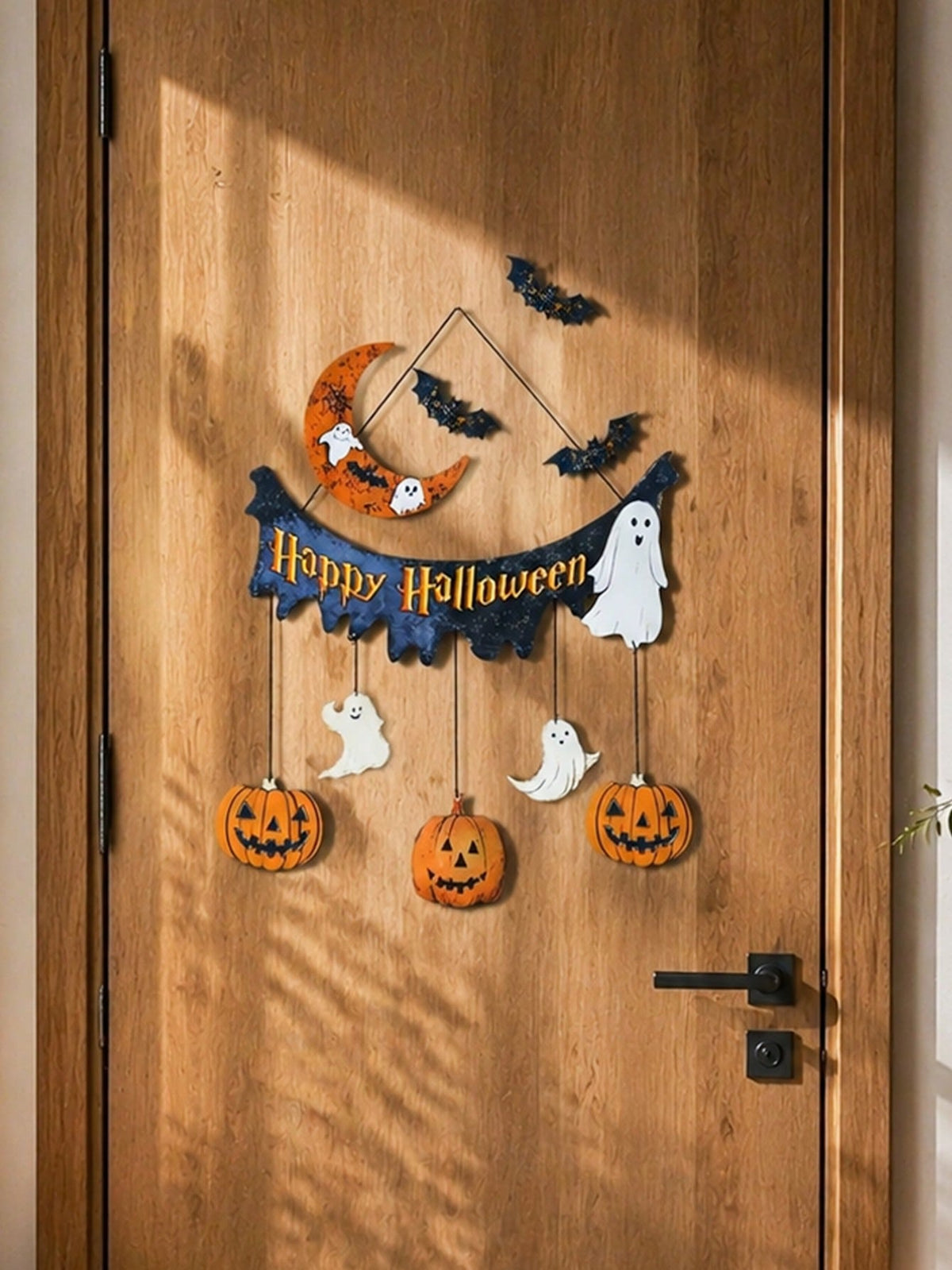 Halloween moon ghost door hanging set - photo 4