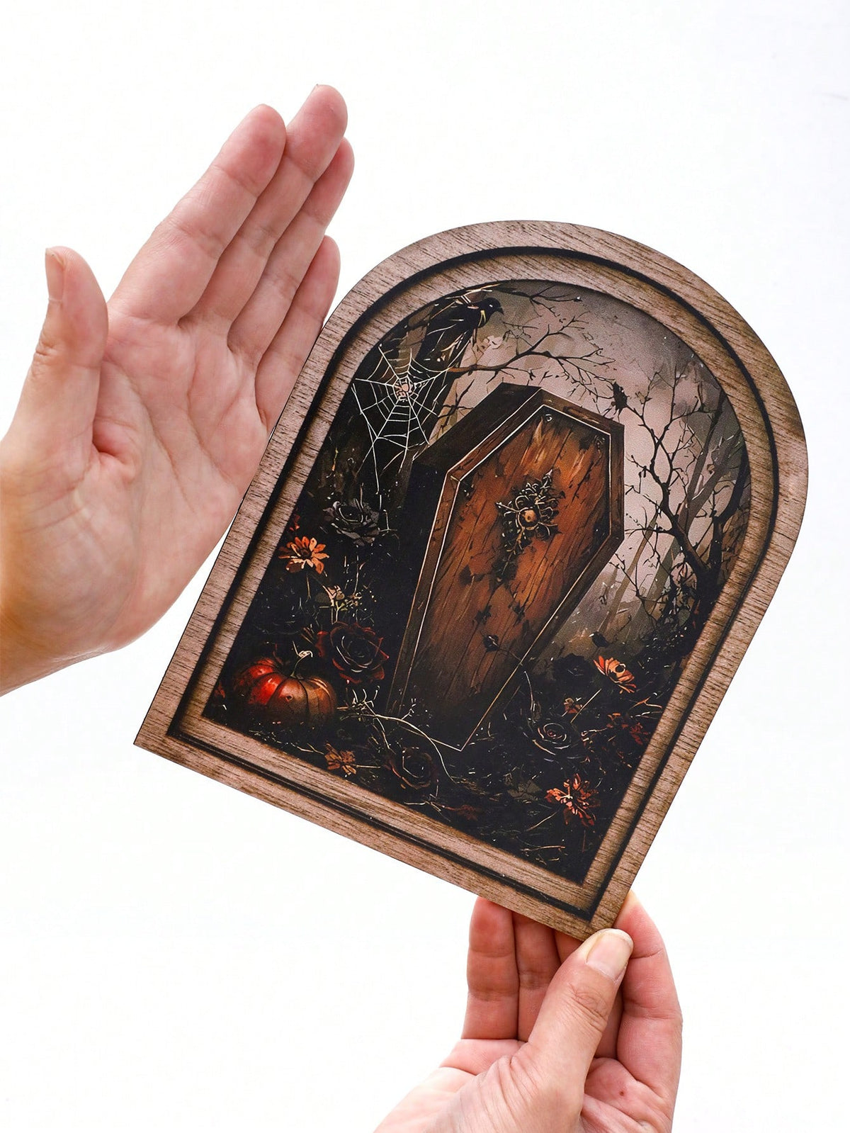 gothic coffin raven arch sign - photo 5