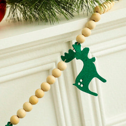felt reindeer bead garland - photo 5