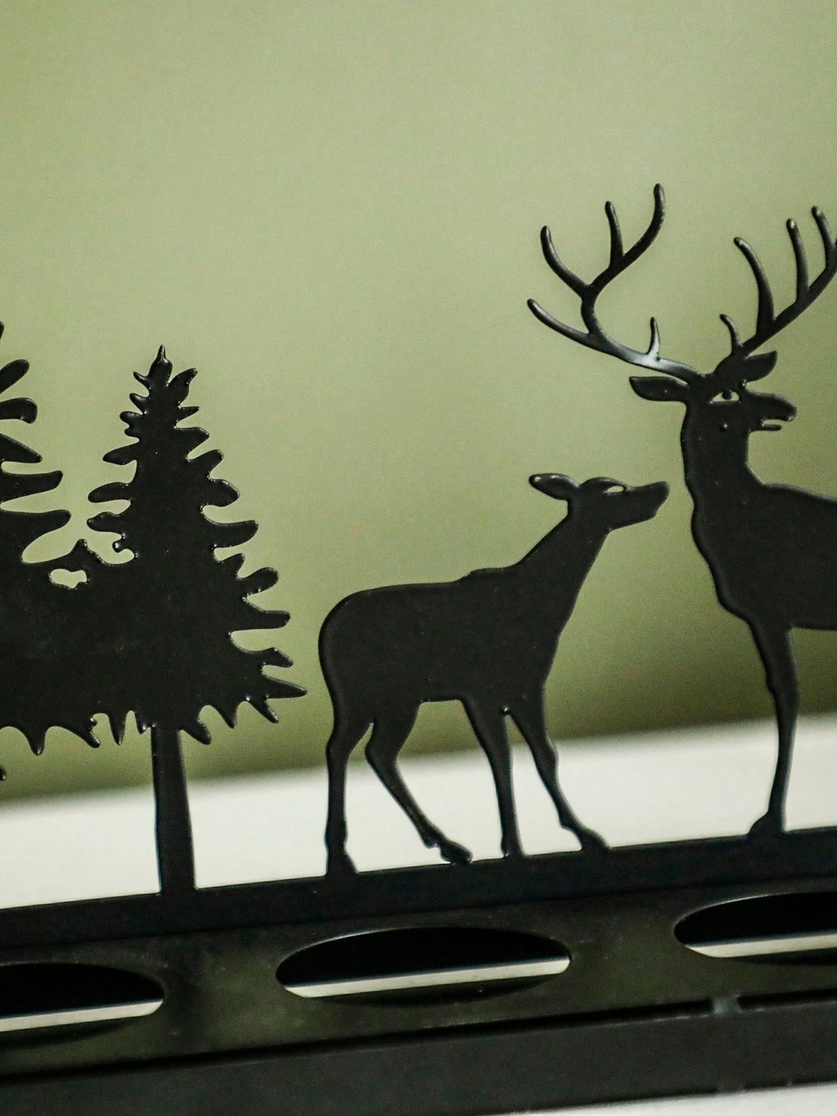 deer silhouette tea light holder - photo 5