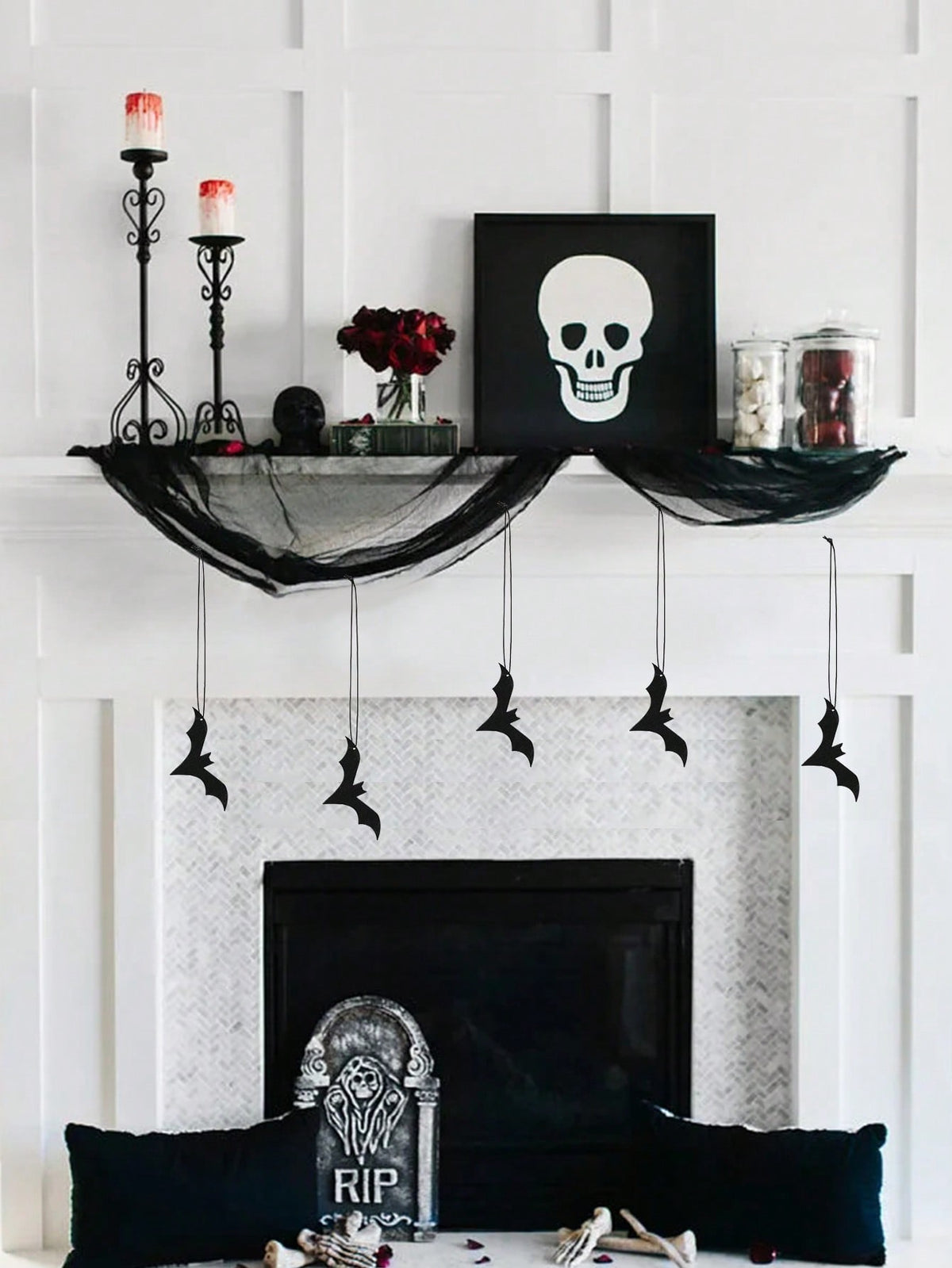 black bat hanging decorations - photo 4