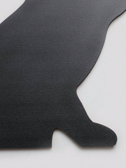 Santa hat black cat door decor - photo 5