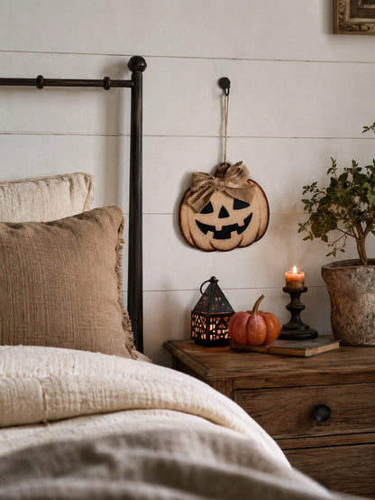 jack-o-lantern hanging sign - photo 4