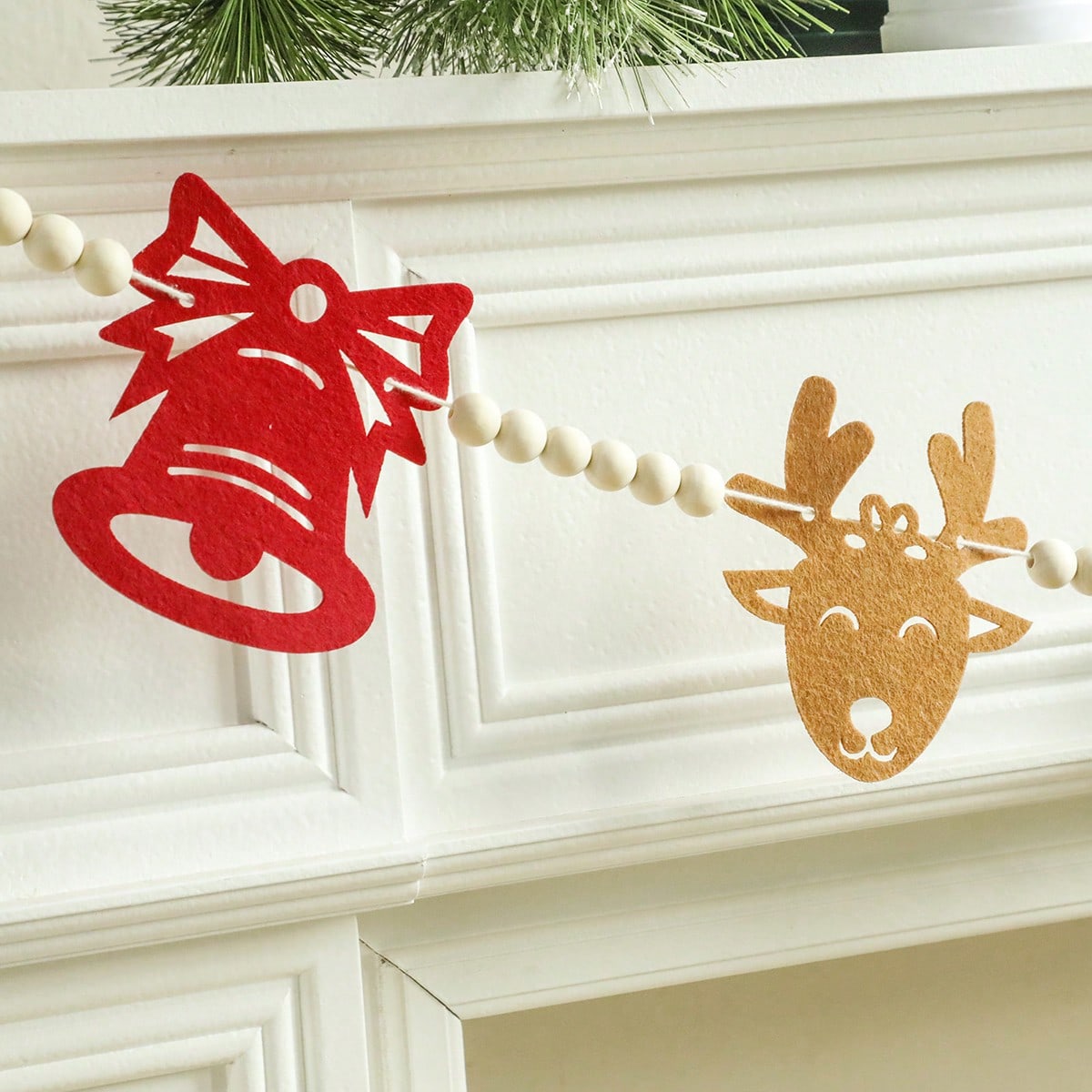 Christmas icons felt garland - photo 5