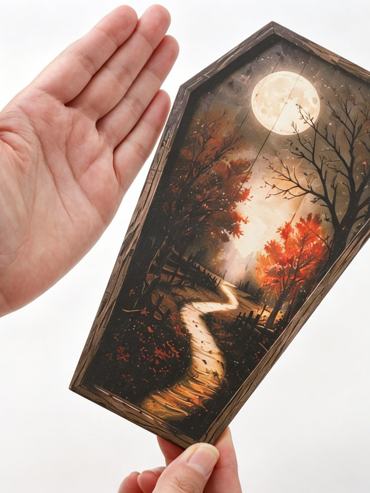 full moon coffin tabletop sign - photo 4