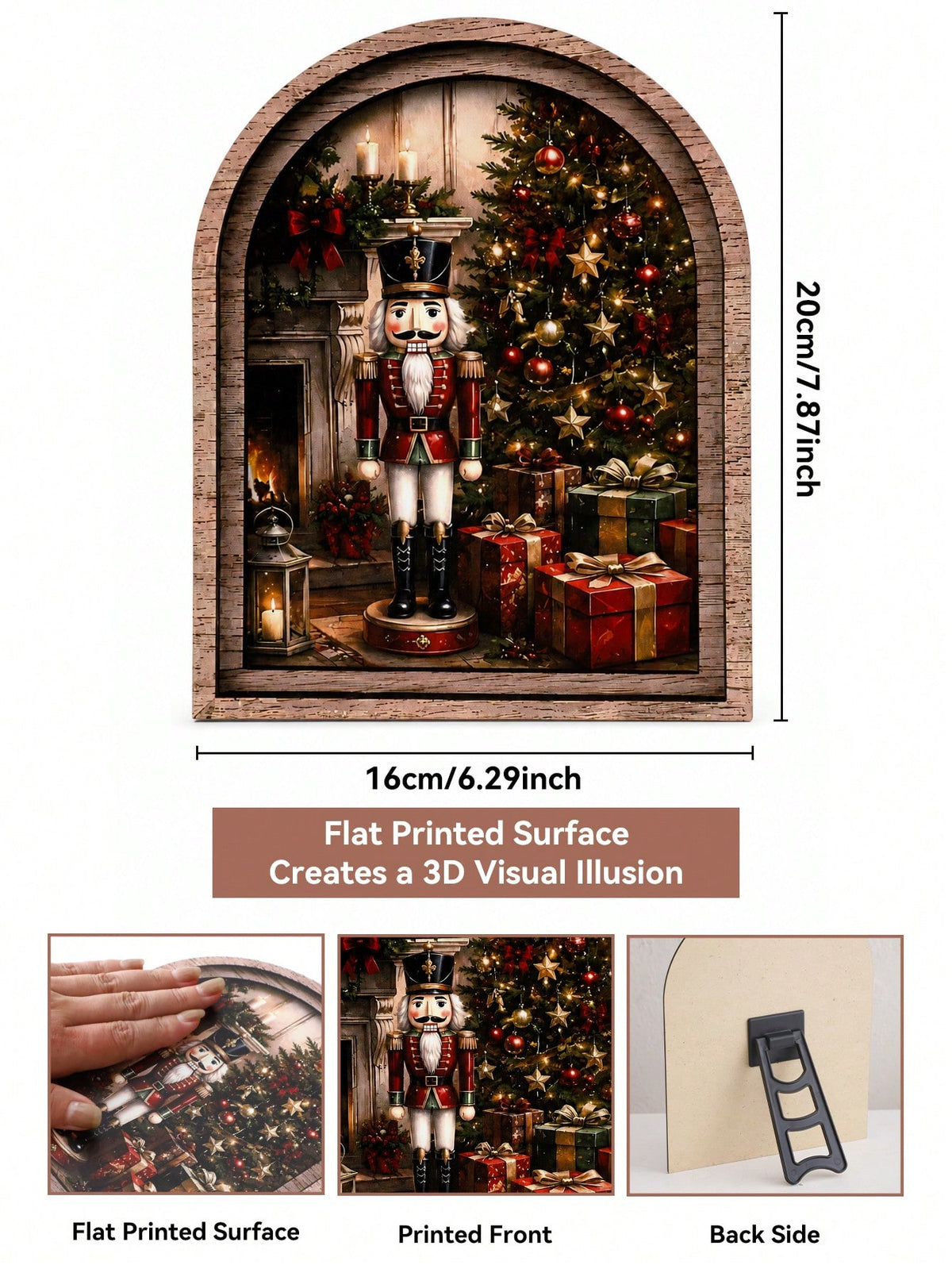 nutcracker Christmas arch tabletop sign - photo 5