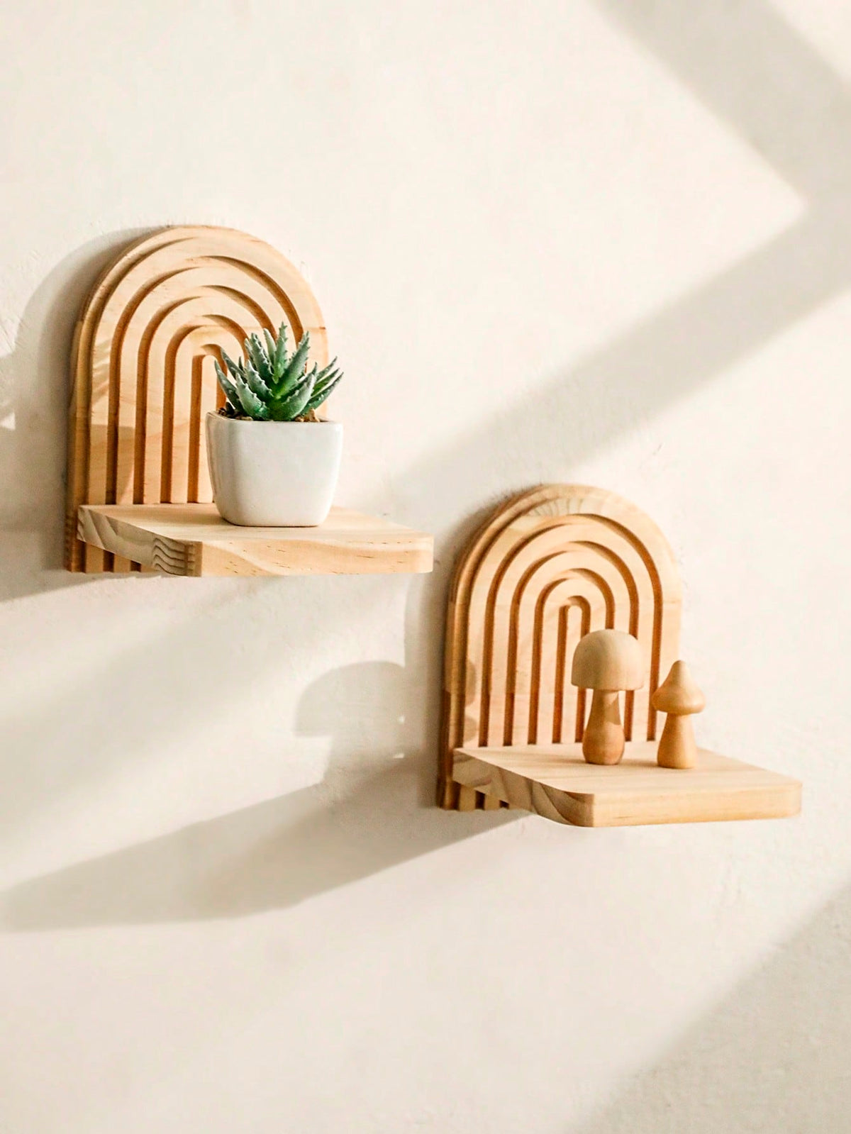 arch floating wall shelf - photo 4