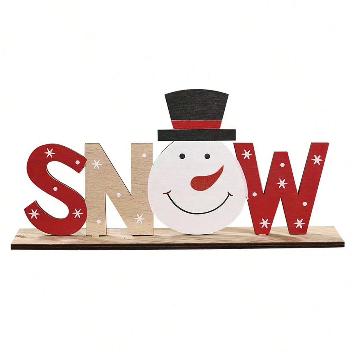 snowman letter tabletop sign - photo 5