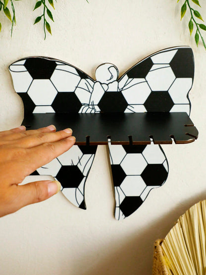 soccer ball bow wall shelf - photo 5