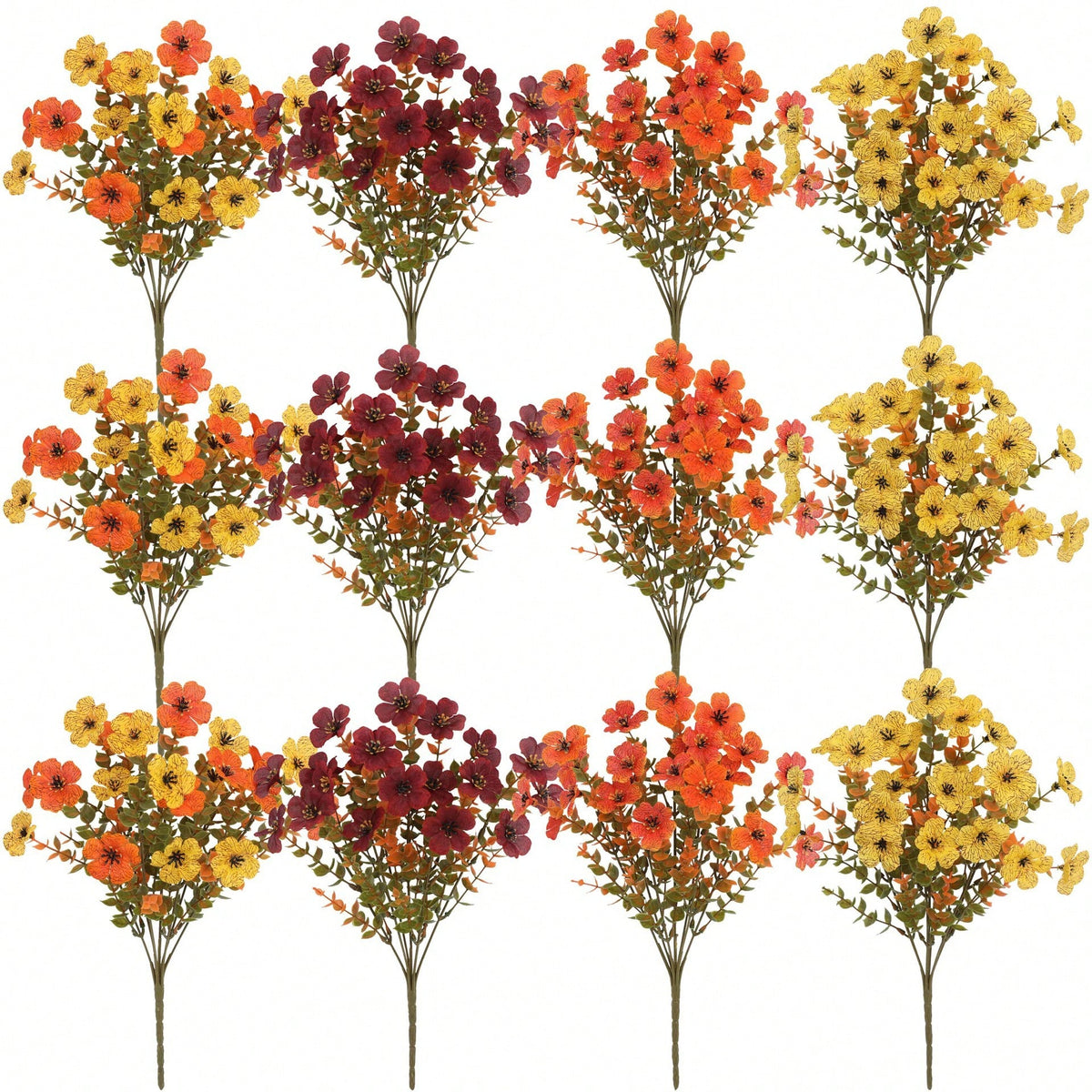 fall artificial wildflower bush - photo 4