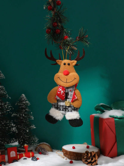 plush reindeer Christmas ornament - photo 4