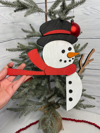 snowman door frame corner decor - photo 5