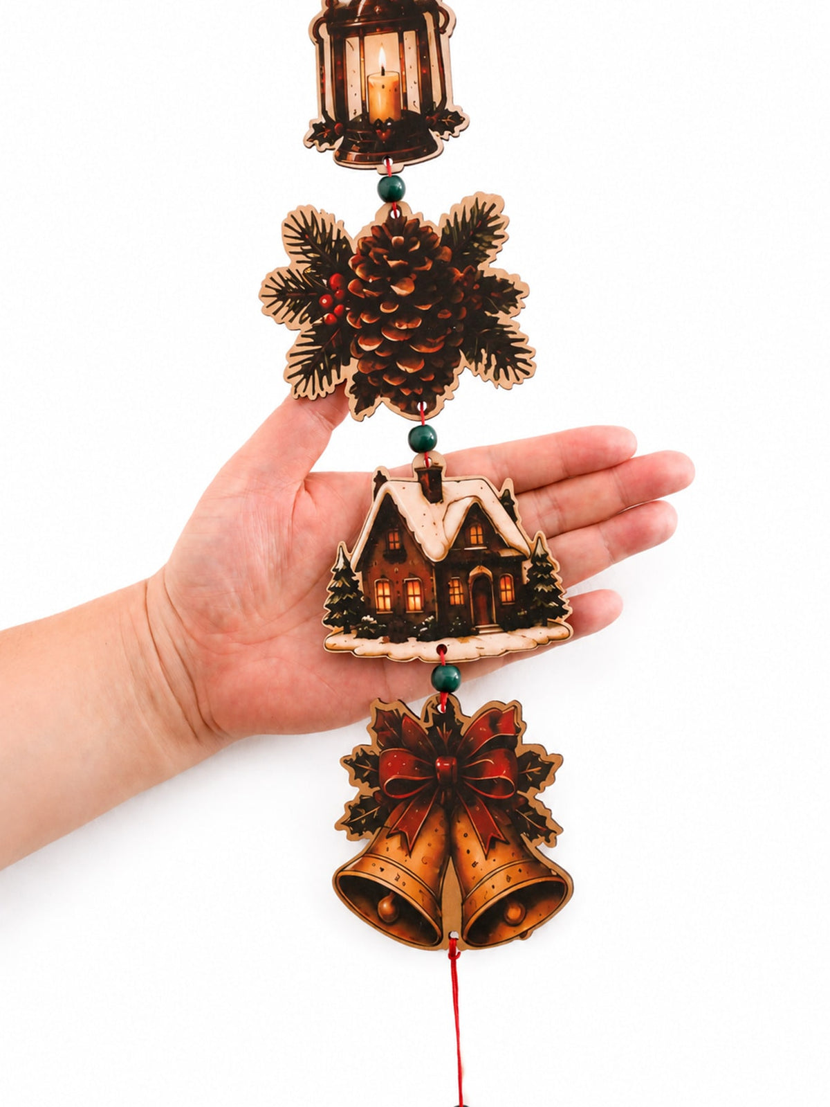 cardinal lantern Christmas hanging decor - photo 5